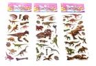 Наклейки для девочек, 18 листов, милые Мультяшные 3D наклейки с динозаврами Юрского периода, пузырьки, наклейки для детский блокнот, наклейки, этикетки, украшения