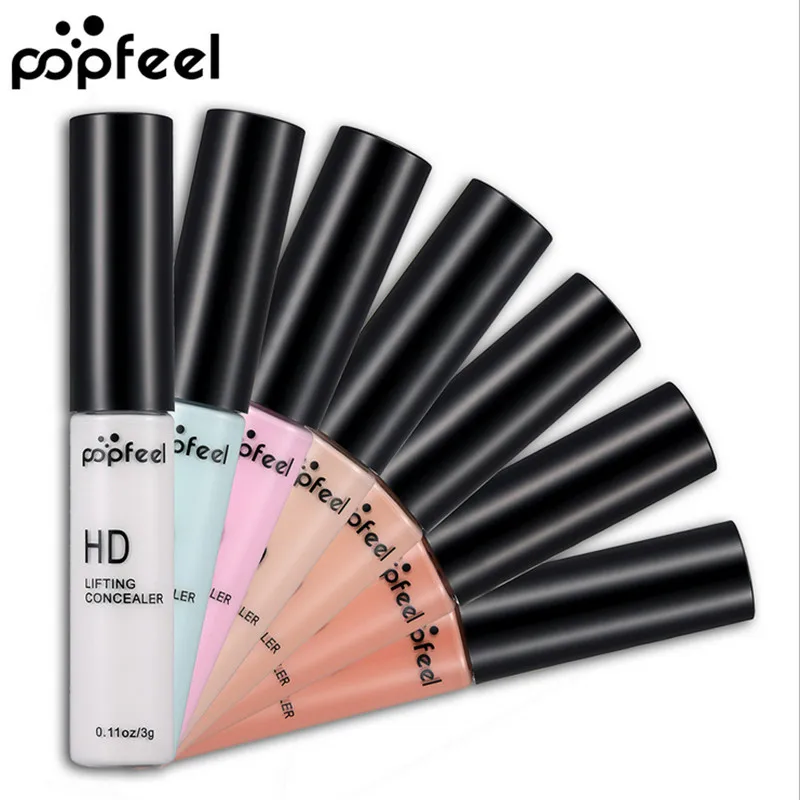POPFEEL Makeup Concealer Liquid concealer Convenient Pro eye cream New Hot Sale 10color maquiagem | Красота и здоровье