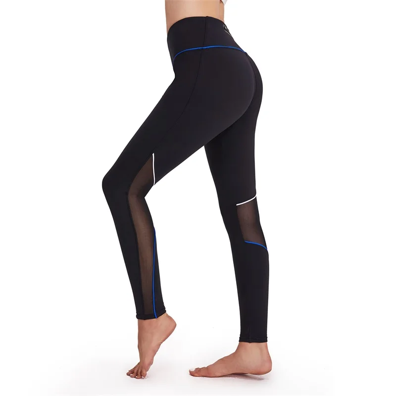 Женские штаны для йоги длинные спортивные женские бега фитнеса леггинсы