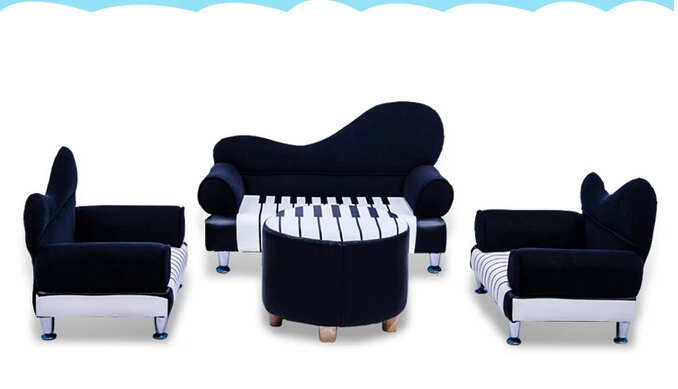 

Children's sofa. Cartoon art sofa