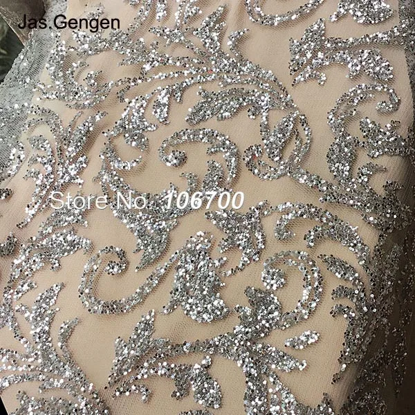 silver nude Из двух частей Съемная над юбка халат de soiree вечернее платье вышивка кружево блёстки Глубокий V средства ухода за кожей шеи Свадебные - Цвет: silver nude