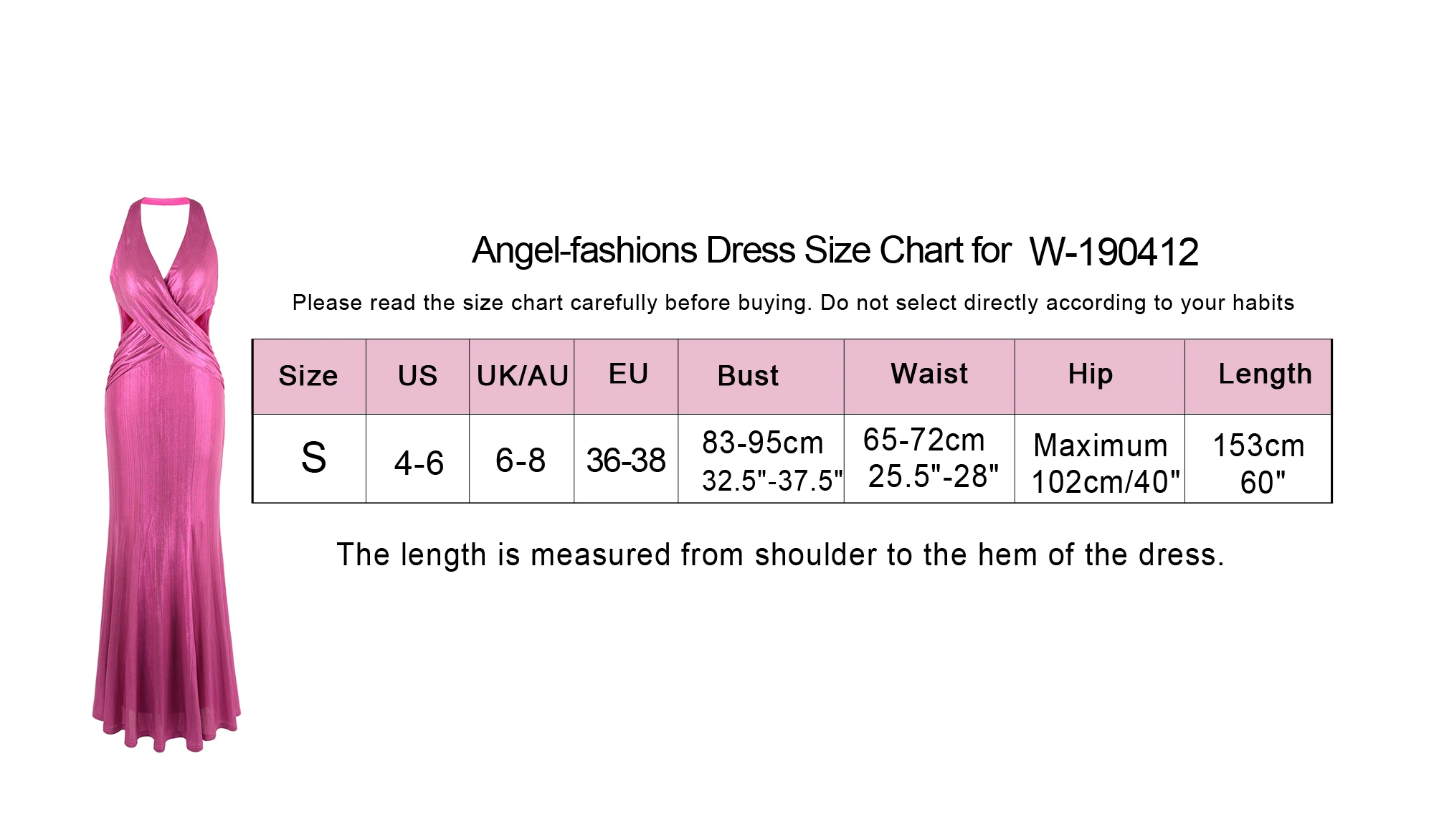 Angel-Fashion женские вечерние платья на бретелях плиссированная полая платье с открытой спиной для вечеринки розовое W-190412-S