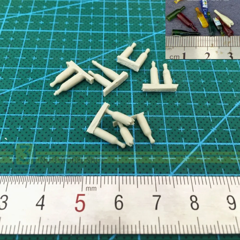 1/35 Смола солдаты сцены Интимные аксессуары вообще бутылка полный Бутылочки и