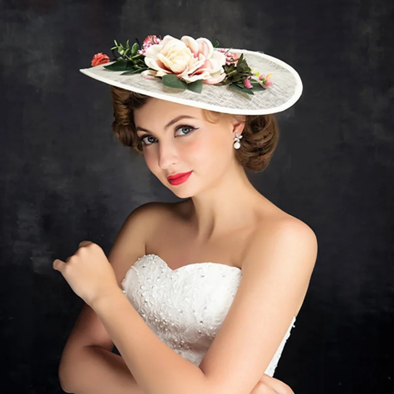 The new bride hat headdress flower accessories Korean fashion handmade headdress. |