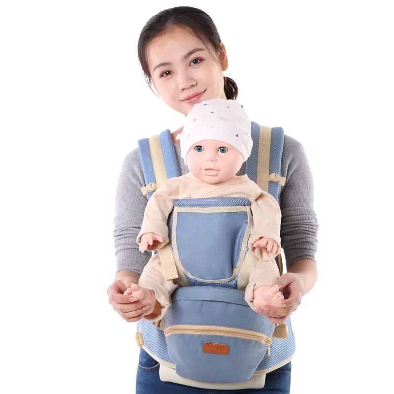Ibelibaby Детский рюкзак для переноски мягкая удобная переноска для ребенка Warap хлопковая дышащая сумка кенгуру без запаха младенческий Хипсит