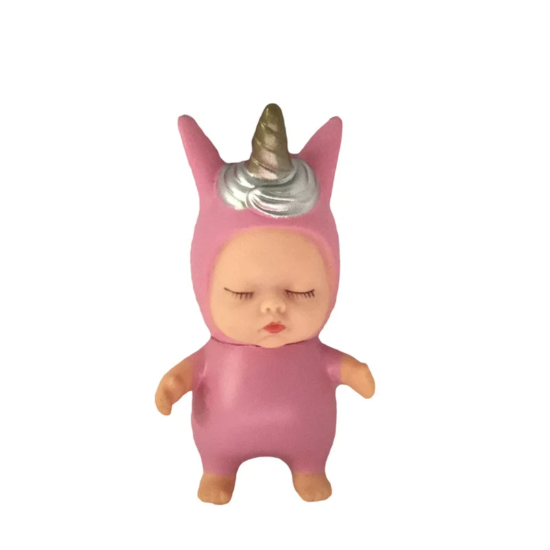 Детские куклы спящий Bjd bebe Кукла реборн брелок игрушка для детей девочки Рождественский подарок из ПВХ дети Новорожденные игрушки суставы могут перемещаться 7 см
