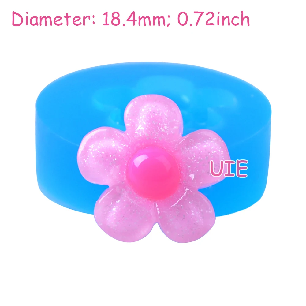 HYL318U 18 4 мм цветок силиконовые формы кекс Топпер Sugarcraft помадка конфеты смолы
