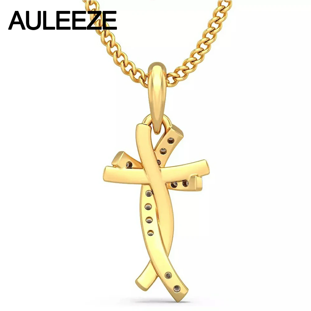 Подвески в классическом стиле с человеческим крестом подвески из желтого золота