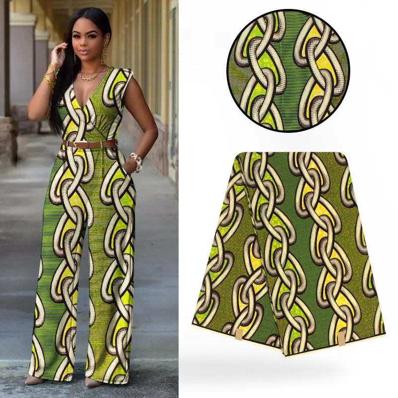 

2018 new spandex african wax printed cotton fabric