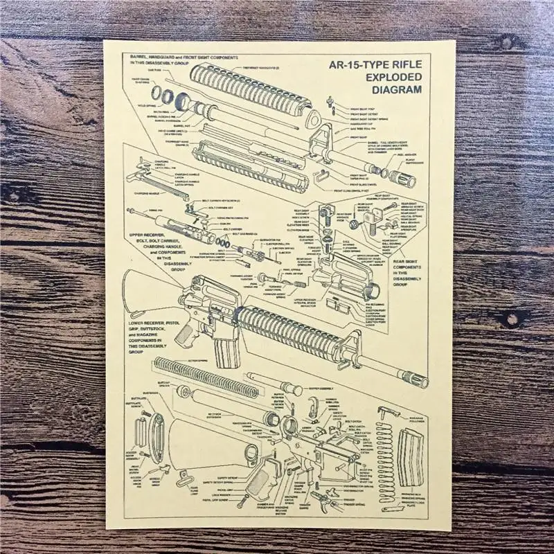 Лучшая модная искусственная винтажная настенная наклейка из крафтовой бумаги