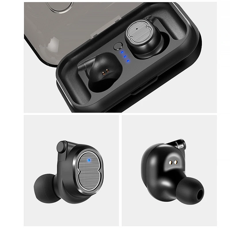 Наушники-вкладыши TWS True Беспроводной стерео наушники Bluetooth 5 0 бас сенсорное