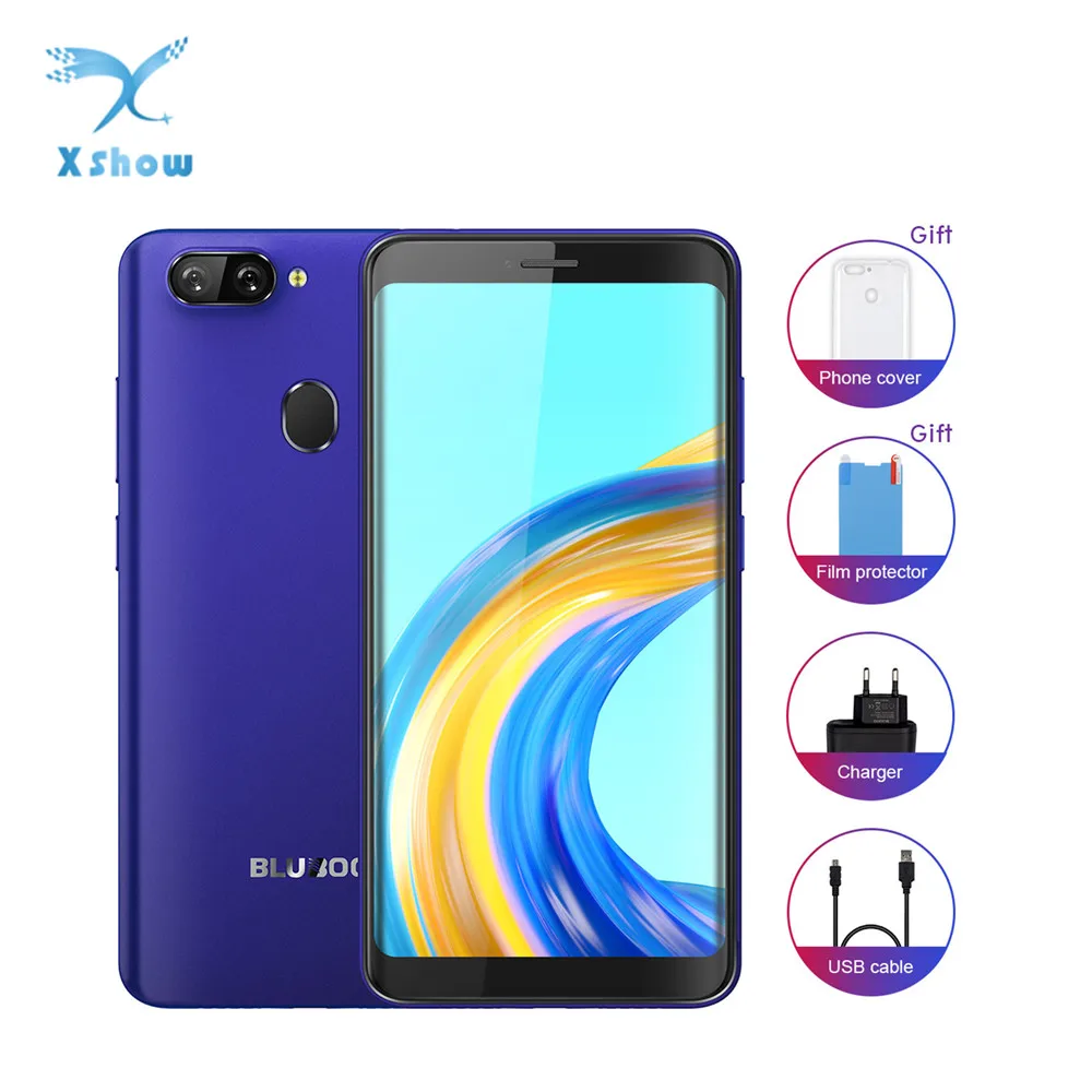 Bluboo D6 pro 4G LTE Android 8 1 5 дюймов MTK6739V четырехъядерный ГГц сканер отпечатка пальца 2 Гб