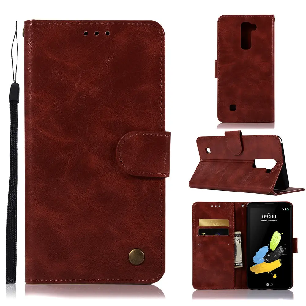 Для Fundas LG K10 чехол, твердый кошелек, флип-чехол с подставкой, кожаный чехол для LG K10 lte K430DS, чехол для телефона с отделением для карт Etui Capa