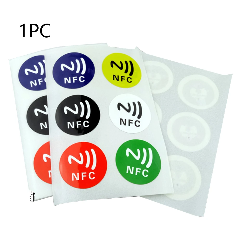 6 шт. NFC наклейки Водонепроницаемый Сверхлегкий смарт тег RF карты электронный
