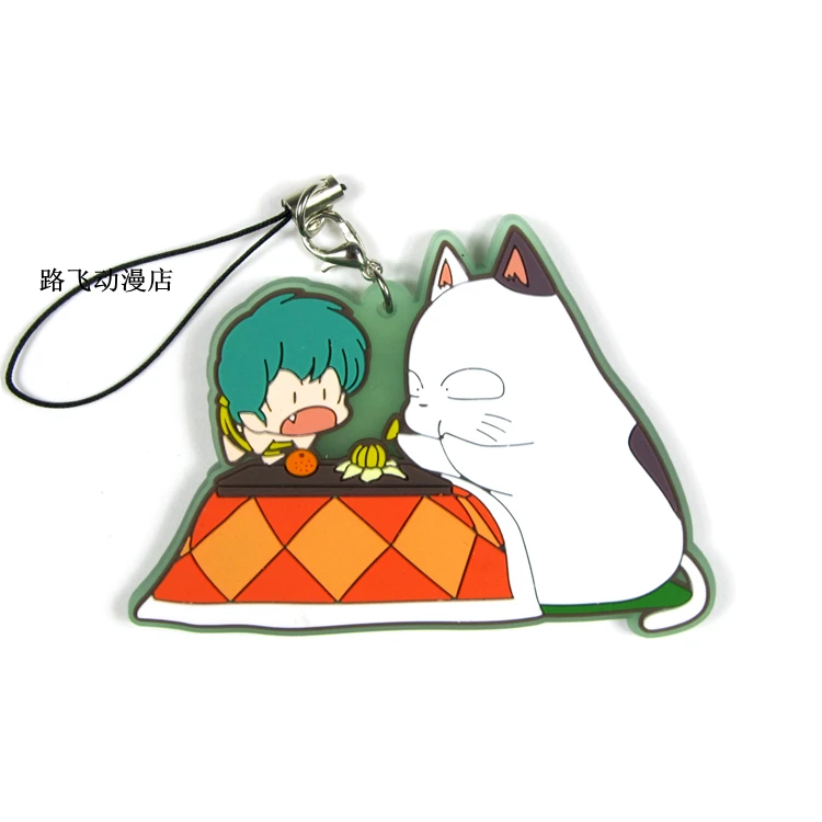 Inuyasha Ranma 1/2 Urusei Yatsura Ranma Tendou Akane Otonashi Kyoko фигурка аниме модель резиновый брелок Подвеска подарки 6 см