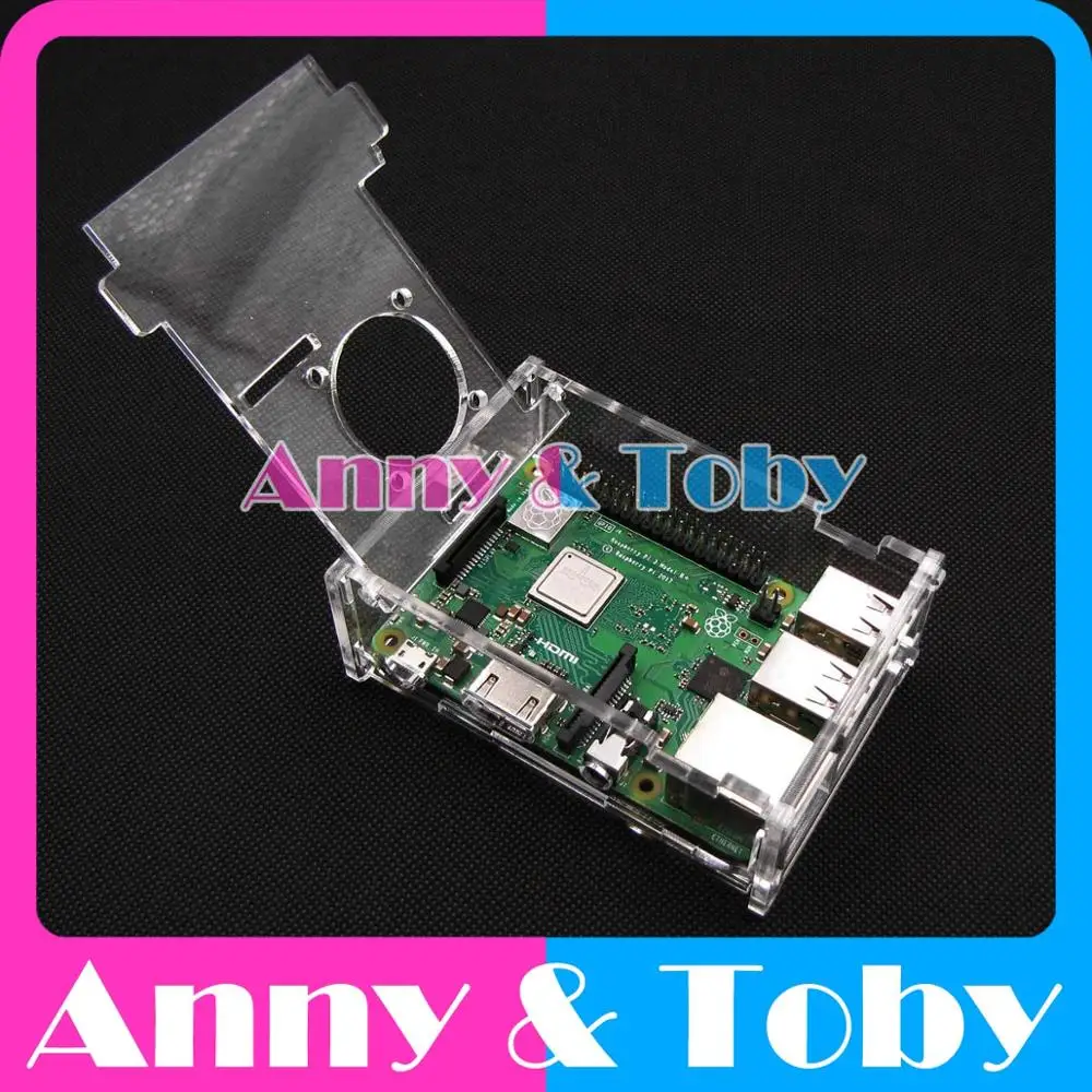 Модель B21 :Raspberry PI 3B + plus прозрачный акриловый чехол корпус из АБС-пластика для Ras pi 2