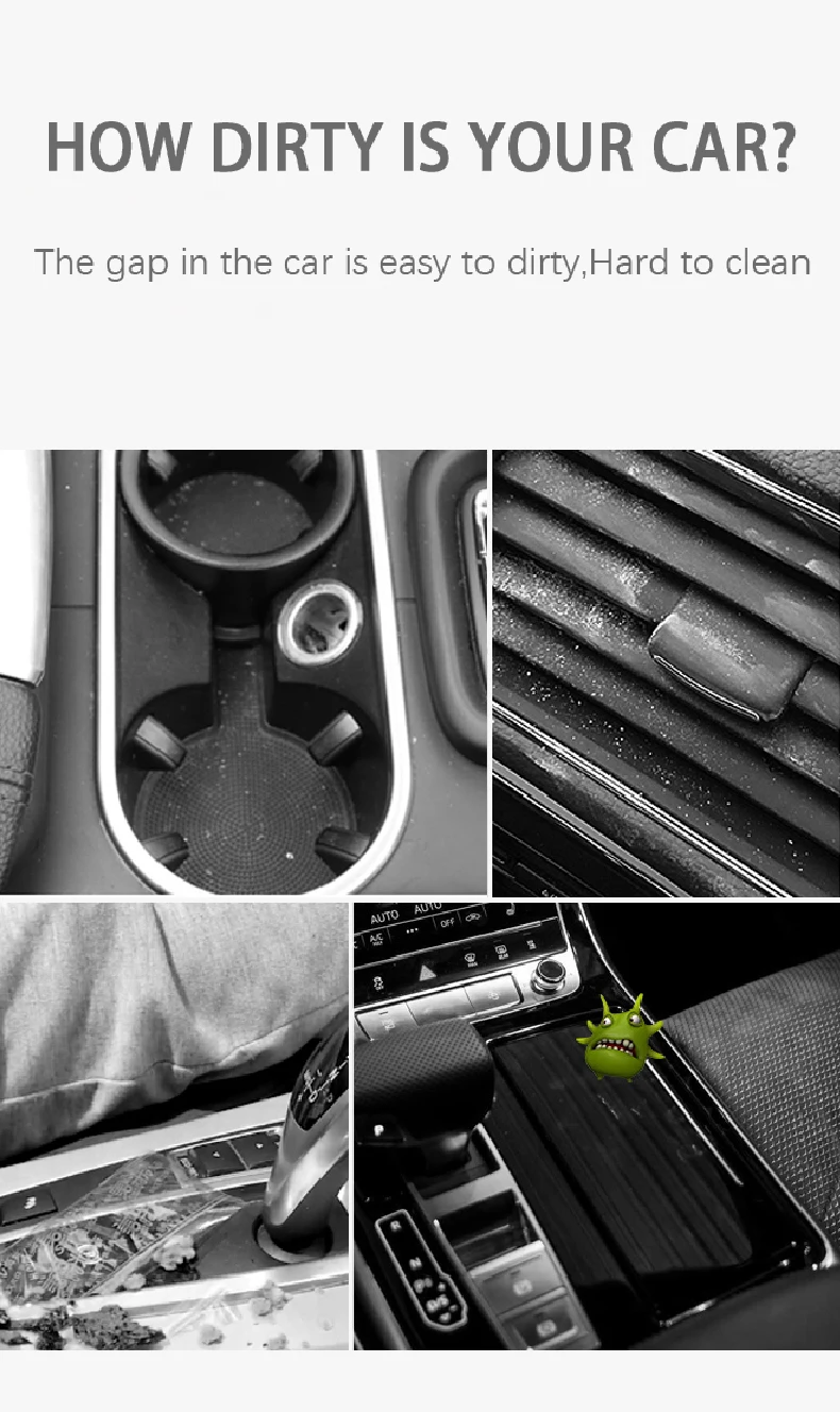 Автомойка Чистящая детализация nettoyage voiture limpieza coche автомойка супер чистый клей грязевой гель продукты панель приборной панели
