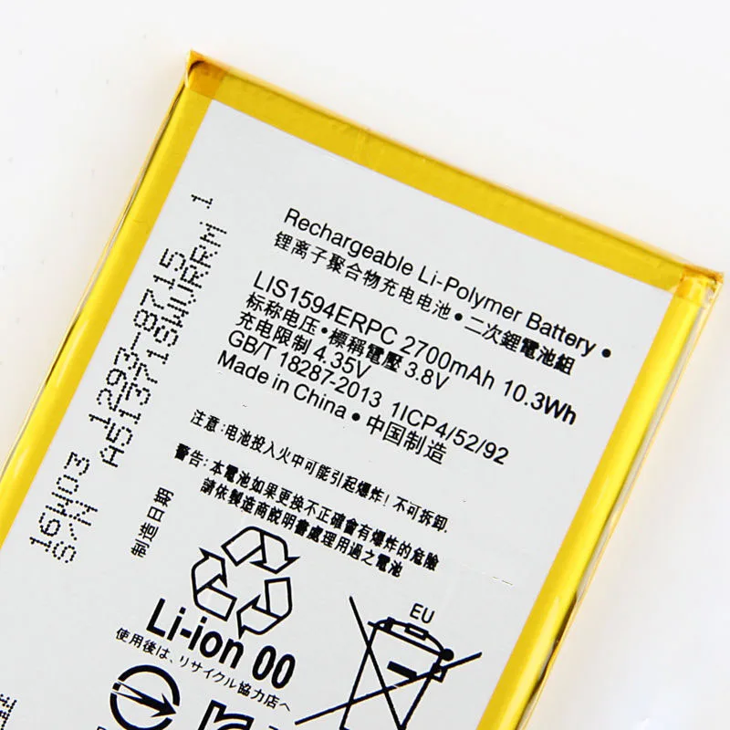 ISUNOO мобильный телефон аккумулятор для Sony Z5 compact Z5C mini E5823 2700 мАч LIS1594ERPC замена