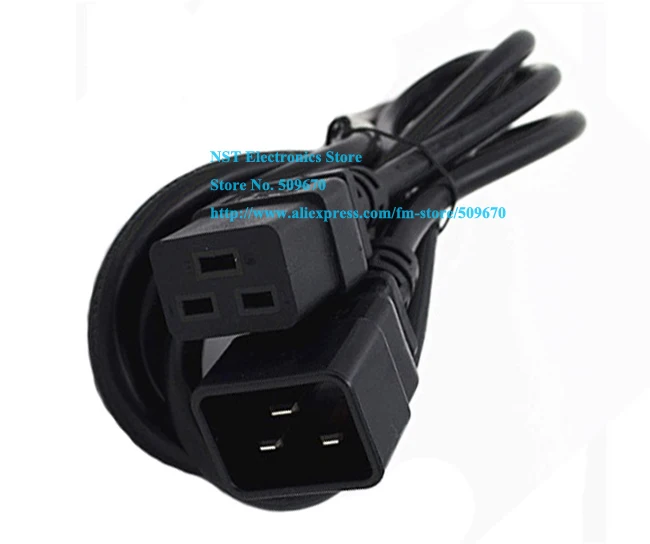 Кабель питания IEC 320 штекер C20 гнездо C19 PDU/UPS кабель около 1 8 м/Бесплатная доставка/1