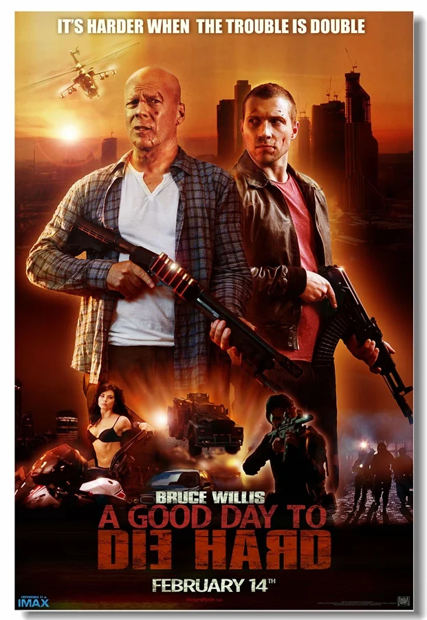Пользовательские холст настенные картины Die Hard Poster наклейки на стену фотообои