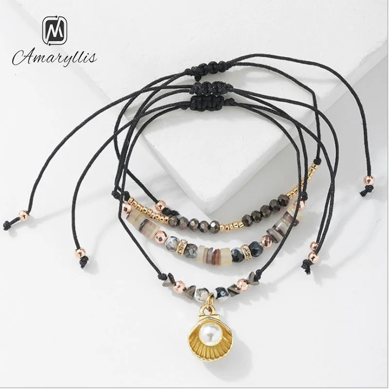 Amaiyllis ручной работы восковые браслеты и браслет дружба для женщин подарок