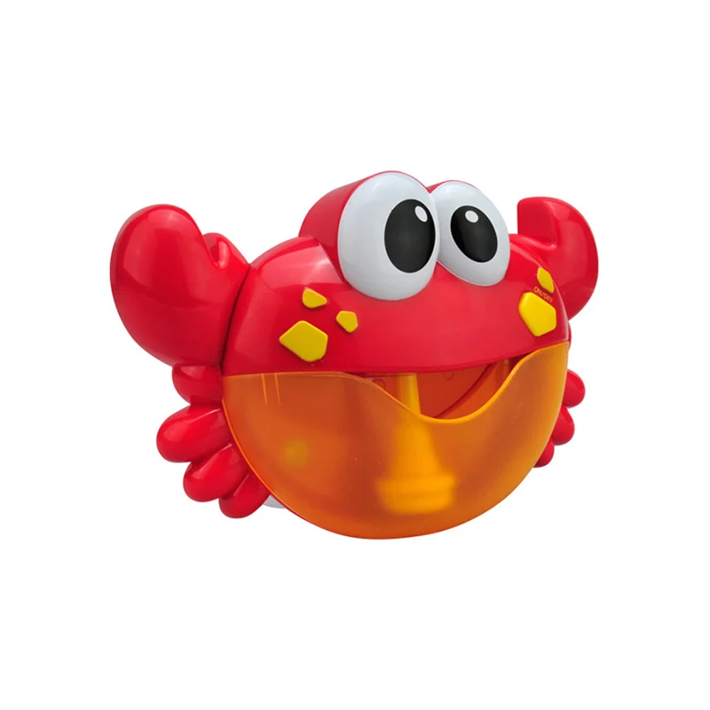 Red crab TJ097 Детская игрушка для ванны Bubble Краб лягушка игрушка для детей забавная игрушка для ванны музыкальная игрушка для бассейна бассейн Ванна мыло машина для детей - Цвет: Red crab TJ097