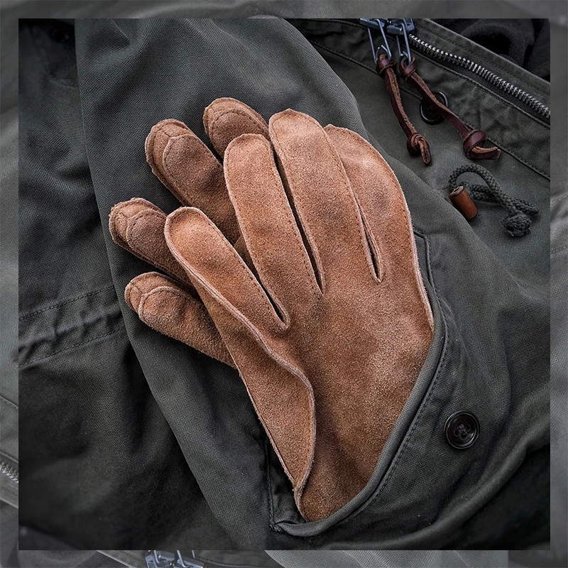 AGT Нубуковые перчатки Sweden Rider мотоциклетные спортивные скраб кожаные Loki рабочие