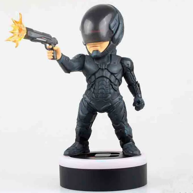 RoboCop Alex Murphy Q версия со светодиодной подсветкой фигурка Коллекционная модель