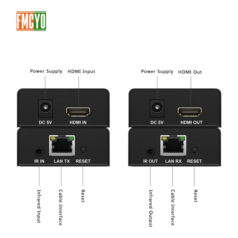 Hdmi удлинитель Протокола по IP/TCP UTP/STP CAT5e/6 Rj45 LAN Поддержка сети 1080p 120m расширение как