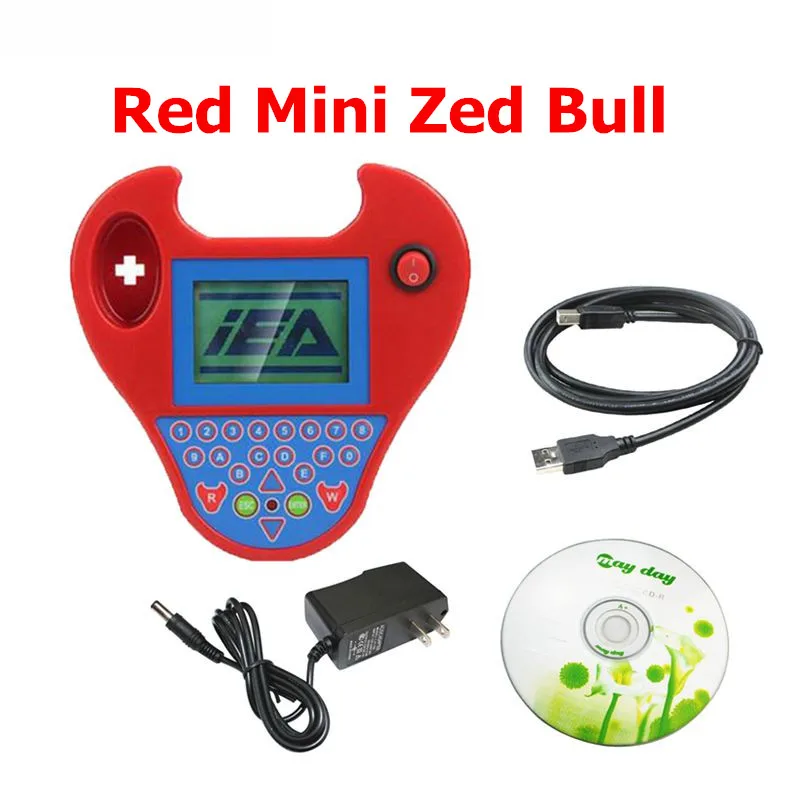 RED MINI ZED BULL CK100 автоматический ключевой программатор V99.99/46,02/мини-zed-bull OBD2 CK-100 автомобильные инструменты для диагностики считыватель кода неисправности - Цвет: RED MINI ZED BULL