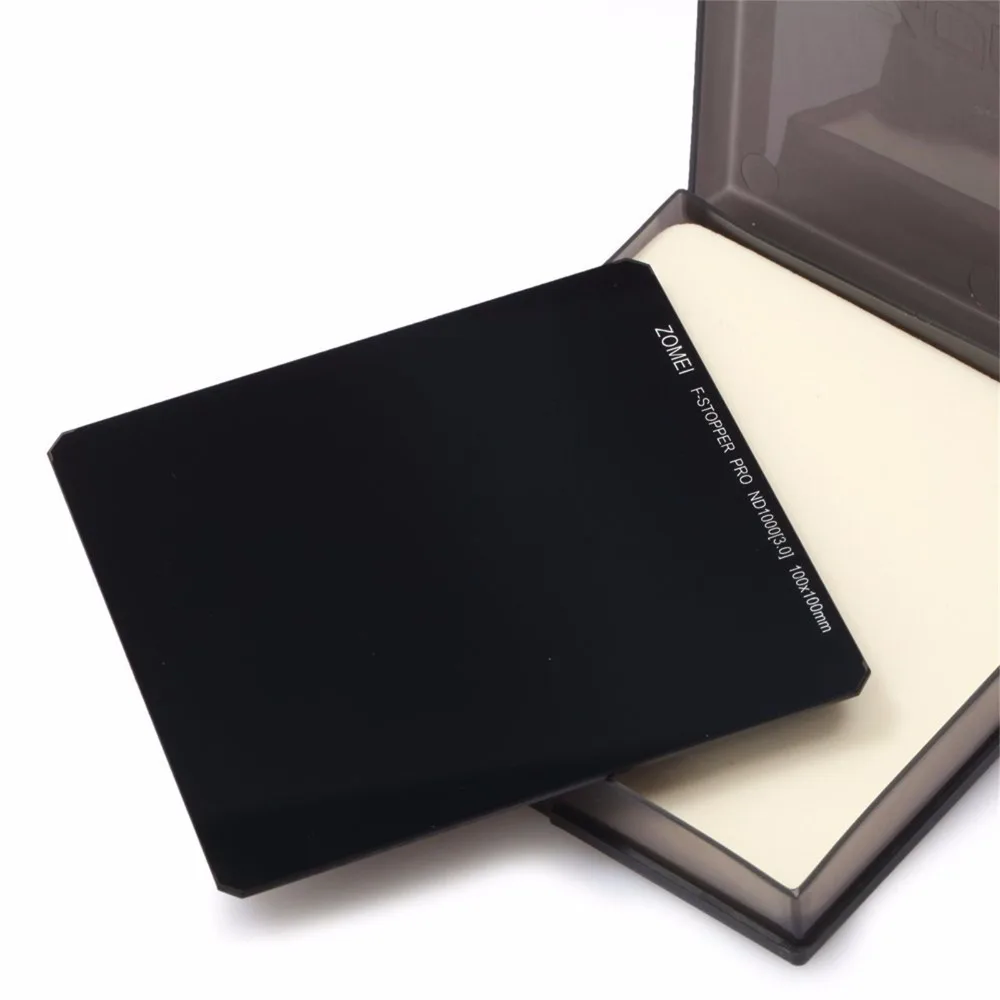 ZOMEI Pro 100*100 мм оптическое стекло нейтральной плотности ND1000 ND64 ND8 квадратный фильтр