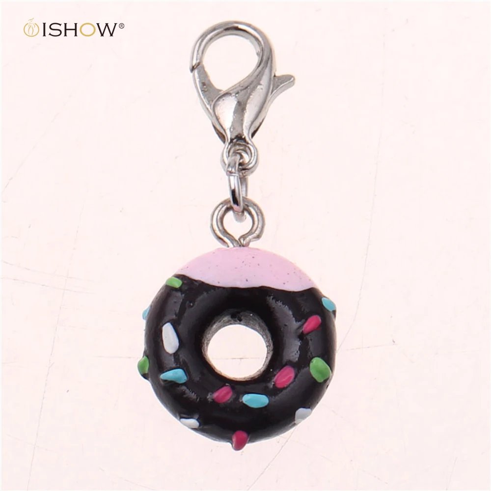 2016 new mini keychain donut chain beautiful porte clef key llaveros this ring for children gift jewelry car | Украшения и