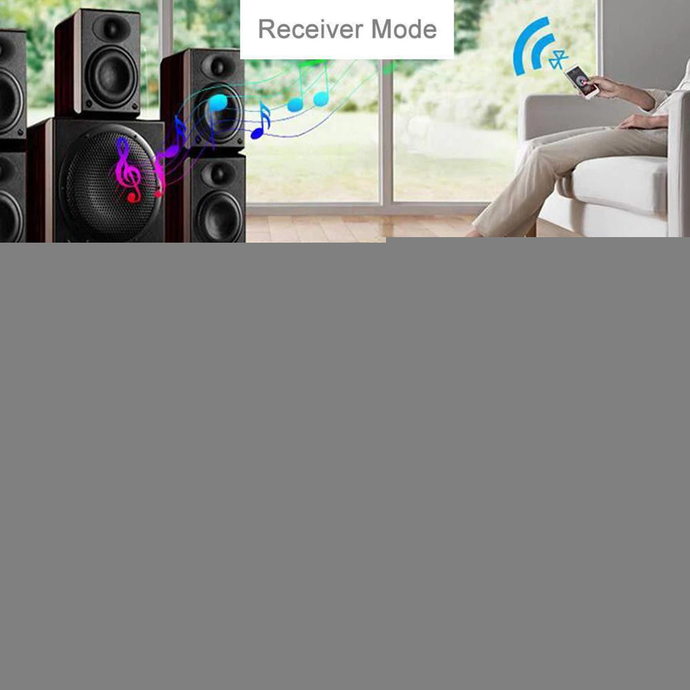 2 в 1 беспроводной 3 5 мм Портативный A2DP Bluetooth черный стерео приемник передатчик