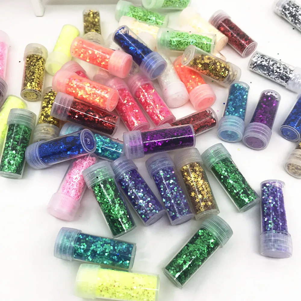 Антистрессовый шар DIY 3D FIMO Slice украшение для лица с блестками для домашнего изготовления слизи Прямая поставка