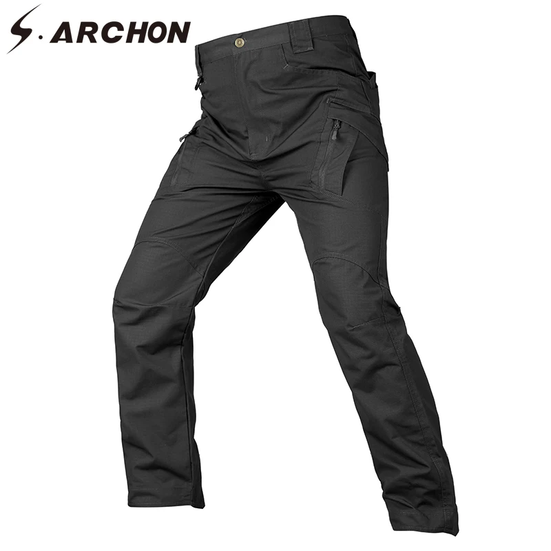 Брюки карго мужские тактические водостойкие с карманами|military trousers|us military
