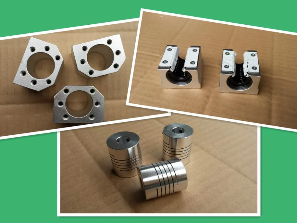 6 комплектов линейных рельсов SBR16 L300/700/1200 мм + SFU1605-350/650/1500 шариковый винт 3 BK12/BF12 DSG16H