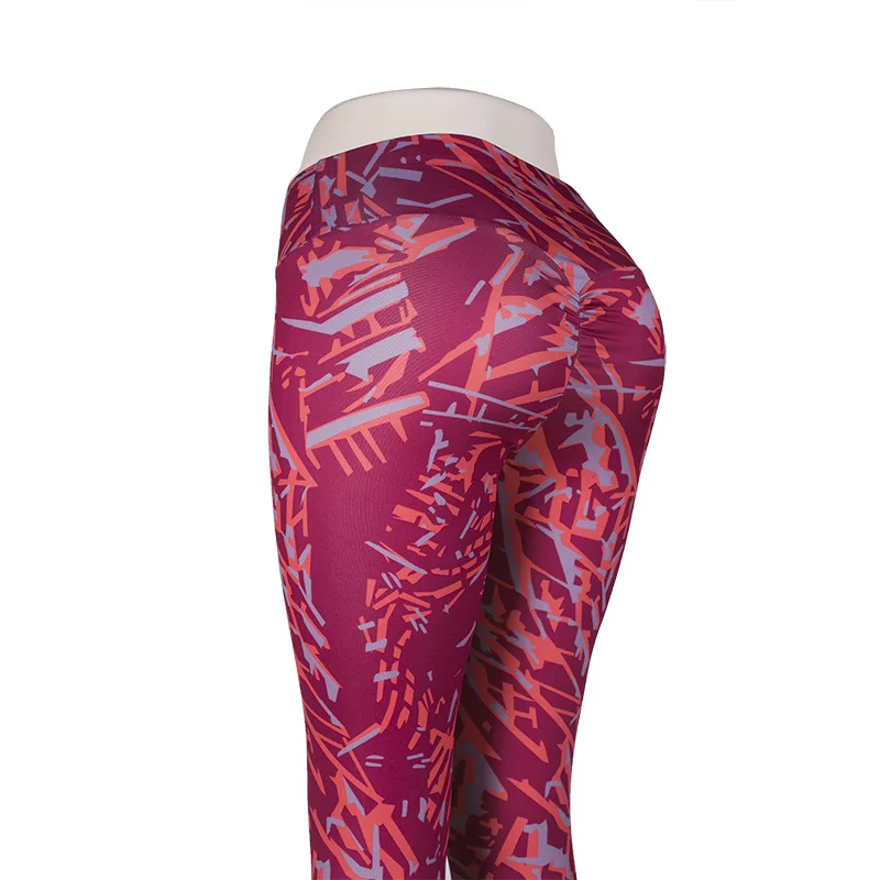 Jesdevico/новые женские леггинсы модные тонкие эластичные с цветочным принтом