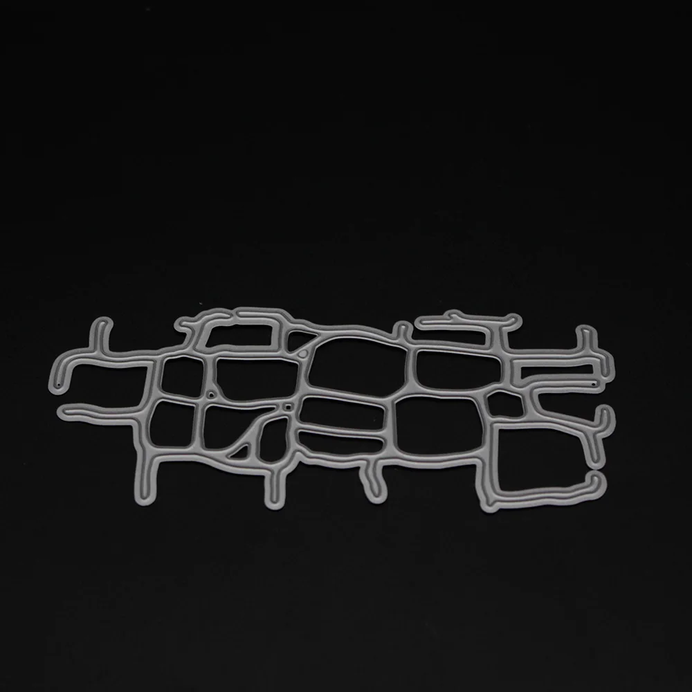 Кирпичная стена металлический Трафаретный вырубной штамп трафареты сделай сам