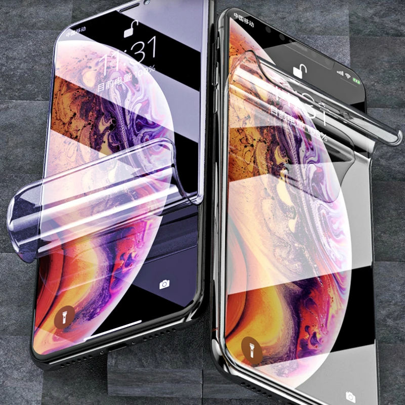 Гидрогелевая пленка для Samsung Galaxy S6 S7 S8 S9 Edge Plus S10 lite S105G S10plus A3 A5 A7 2017 Защитная мягкая