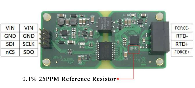 Модуль сбора температуры MAX31865 измерение температуры PT100/PT1000 SPI интерфейс STM32 Интегральные схемы