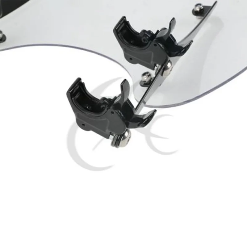 Мотоцикл 1" прозрачное ветровое стекло Ветер щит для Harley Sportster XL 883 86-10 1200 88-11 черный/хром