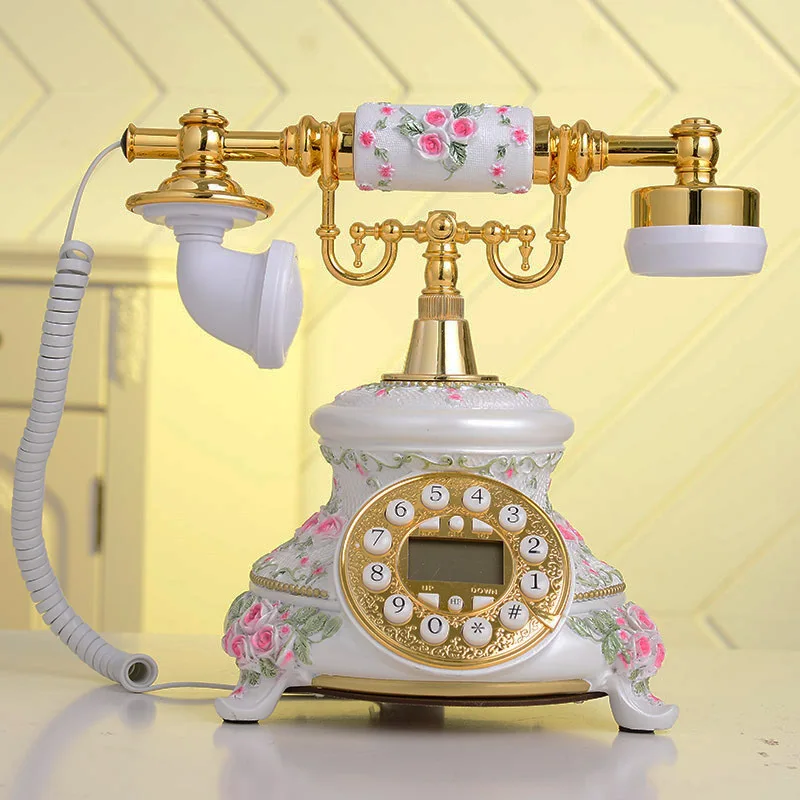 European high-end antique telephone landline fashion creative reuse home office phone | Обустройство дома