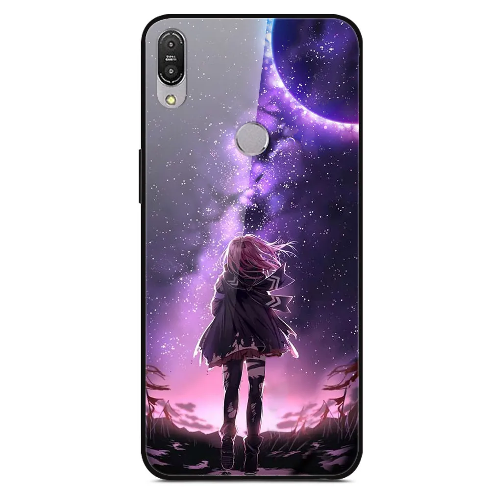 27 Для ASUS Zenfone Max Pro M1 ZB601KL ZB602KL чехол из закаленного стекла с изображением планеты космос, стеклянный чехол на заднюю панель Для Zenfone Max Pro M1 ZB602K - Цвет: 27