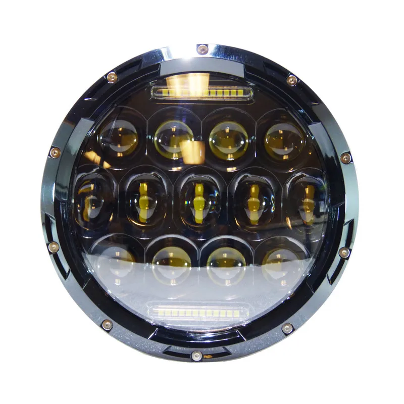 Конкурентоспособная цена 7 &quotсветодиодные фары J eep 75w 12V 24V круглые светодиодные