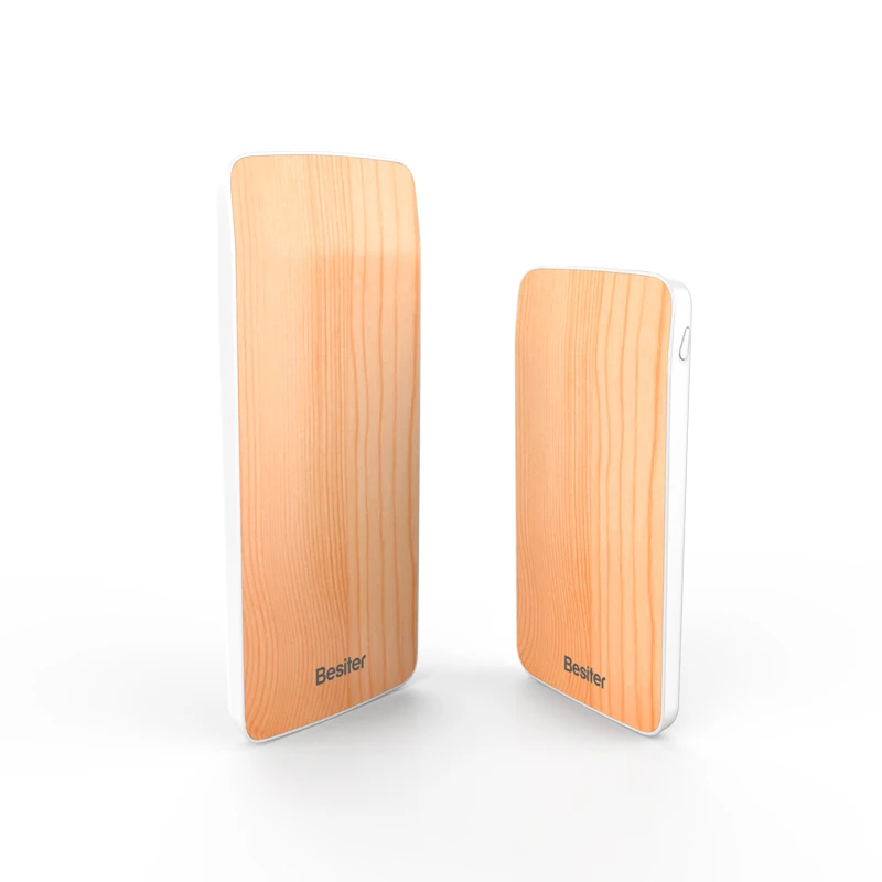 Besiter Power Bank 4000mah/8000mAh Portable Battery Packs Ultra Thin for Smart Phones Charger Wood Design USB | Мобильные телефоны