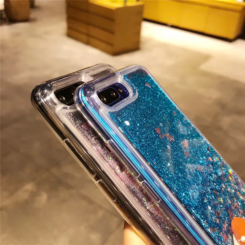 Glitter Quicksand Cases For iPhone 7 Plus 8 SE 5 5S 6 6s X XS Case Silicone Cover Meitu M6 M8 T8 Meizu M3 M3S M5 M5S M6S Note |