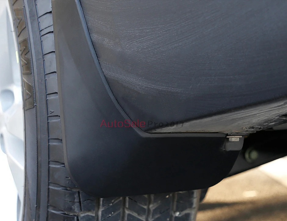 Для Renault Koleos 2017 черный пластик грязь Всплеск закрылки Mudguard 4 предмета в