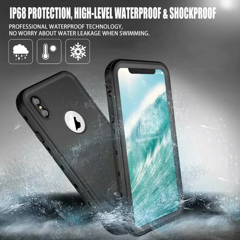 Чехол для iPhone XS Xr с защитой от снега водонепроницаемый чехол X Xs max Samsung Note 8 9 S9 S8 Plus