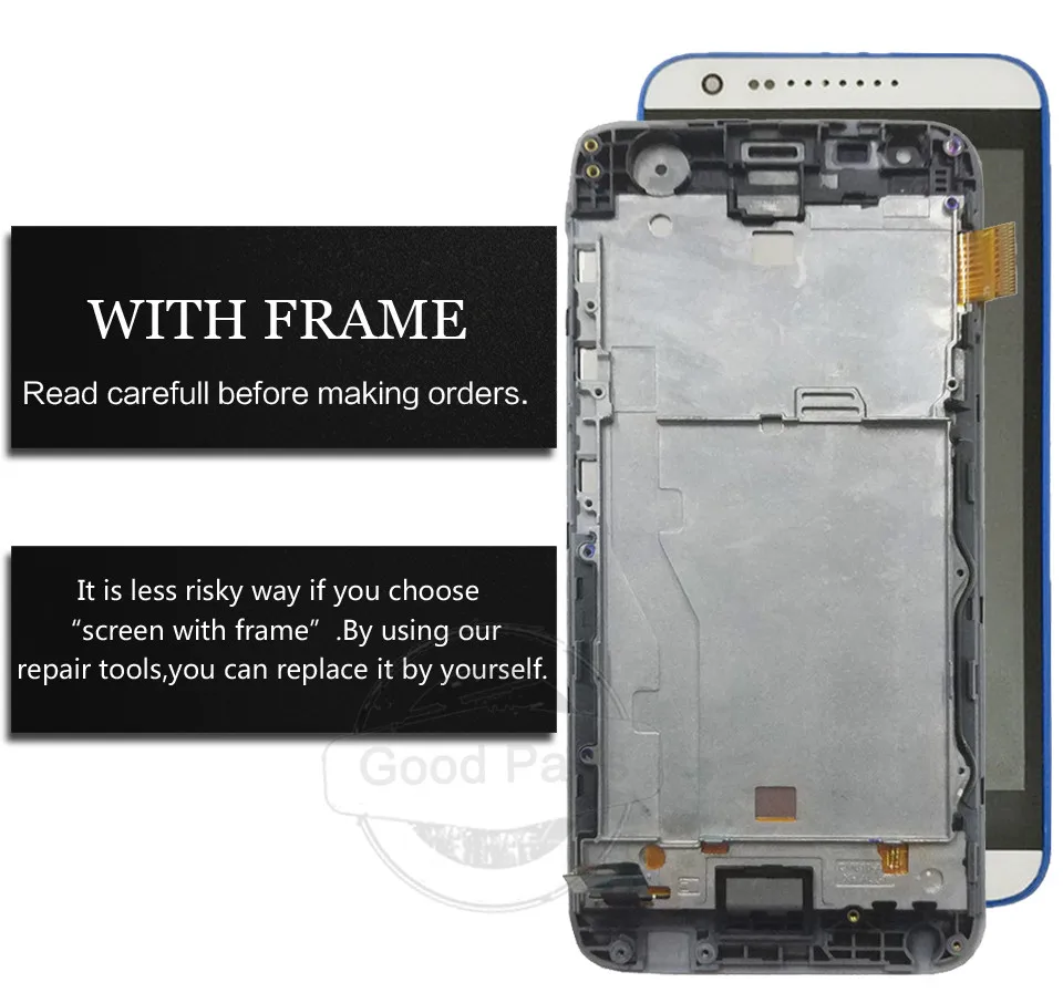 5 0 &quotдля HTC Desire 620G LCD сенсорный экран с рамкой 620 620U 620T дисплей дигитайзер Запасные