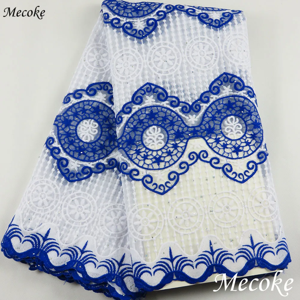 2019 Высококачественная французская сетчатая кружевная ткань африканский гипюр с